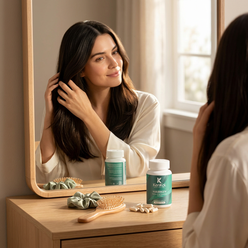 Biotina + Queratina + Ácido Hialurónico para Cabello – HairKen