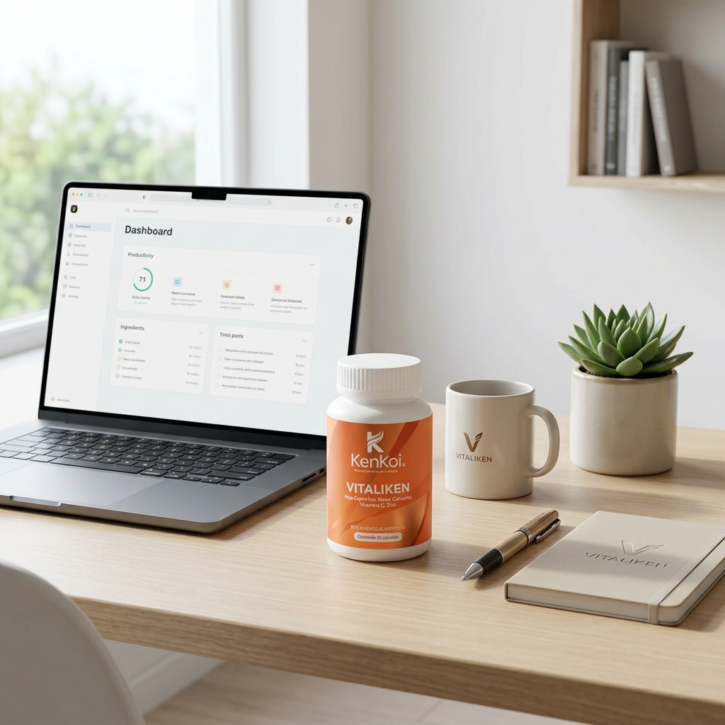 Suplemento de Energía con Maca, Espirulina y Vitamina C – VitaliKen